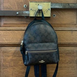 Coach mini backpack
